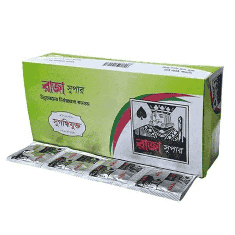 Raja Super Condom With Rose Flavor